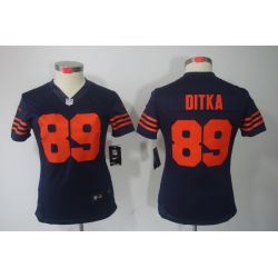 Cheap Mike Ditka Bears Jersey #89 Blue Orange Number From China Limited