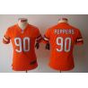 Cheap Julius Peppers Bears Jersey #90 Orange From China Limited