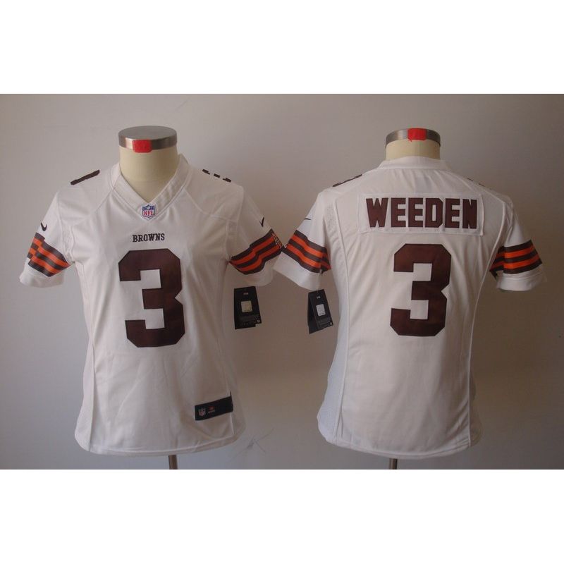 Cheap Brandon Weeden Browns Jersey #3 White From China Limited Cheap Brandon Weeden Browns Jersey #3 White From China Limited