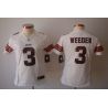 Cheap Brandon Weeden Browns Jersey #3 White From China Limited