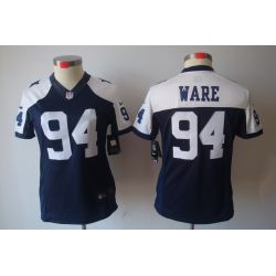 Cheap DeMarcus Ware Cowboys Jersey #94 Blue Thanksgiving From China Limited