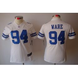 Cheap DeMarcus Ware Cowboys Jersey #94 White From China Limited