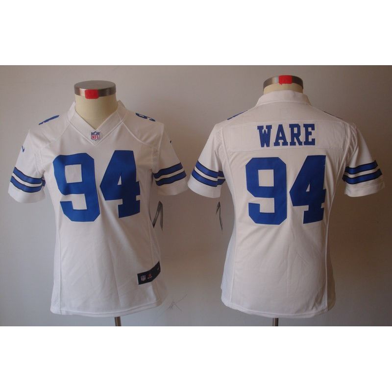 Cheap DeMarcus Ware Cowboys Jersey #94 White From China Limited
