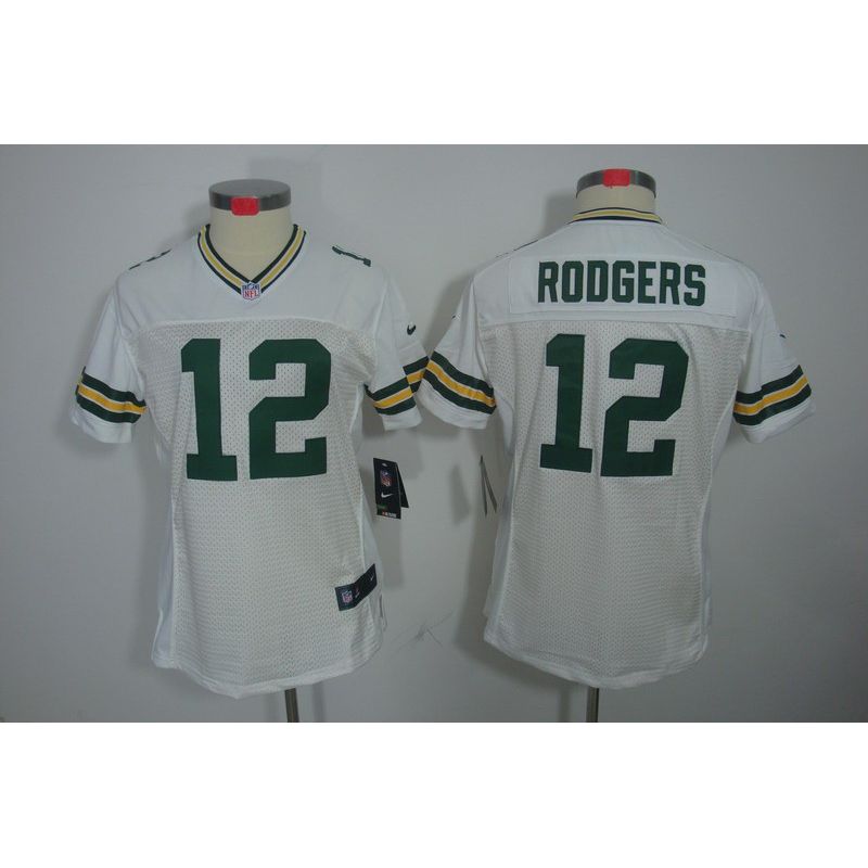 Cheap Aaron Rodgers Packers Jersey #12 White From China Limited