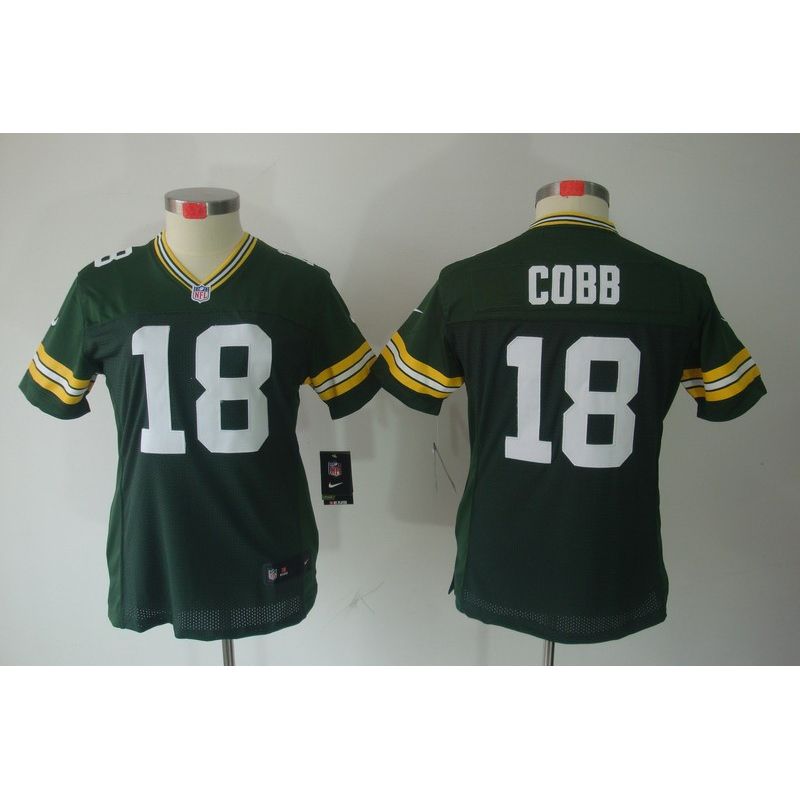 Cheap Randall Cobb Packers Jersey #18 Green From China Limited