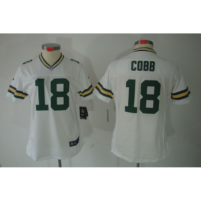 Cheap Randall Cobb Packers Jersey #18 White From China Limited