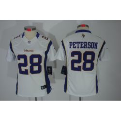 Cheap Adrian Peterson Vikings Jersey #28 White From China Limited