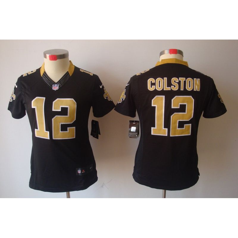 Cheap Marques Colston Saints Jersey #12 Black From China Limited Cheap Marques Colston Saints Jersey #12 Black From China Limited