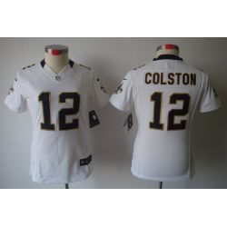 Cheap Marques Colston Saints Jersey #12 White From China Limited