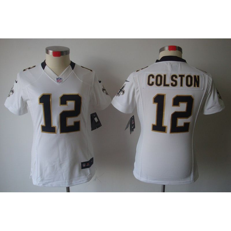 Cheap Marques Colston Saints Jersey #12 White From China Limited Cheap Marques Colston Saints Jersey #12 White From China Limited