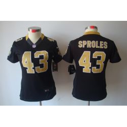 Cheap Darren Sproles Saints Jersey #43 Black From China Limited