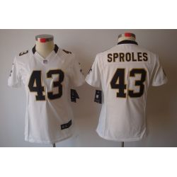 Cheap Darren Sproles Saints Jersey #43 White From China Limited