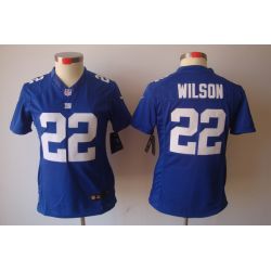 Cheap David Wilson Giants Jersey #22 Blue From China Limited