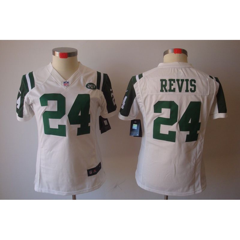 Cheap Darrelle Revis Jets Jersey #24 White From China Limited