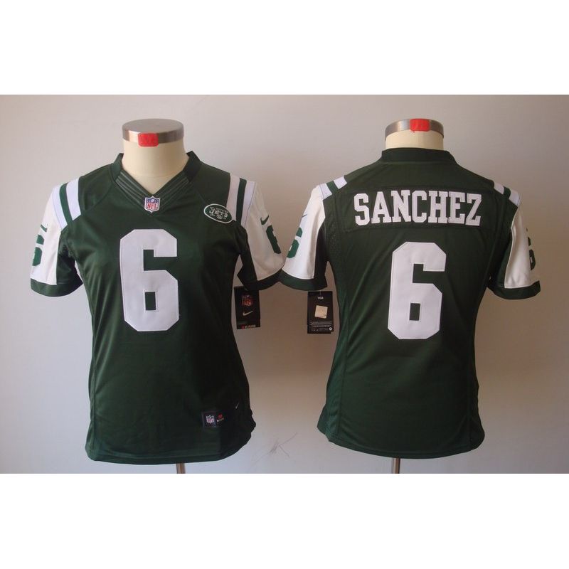 Cheap Mark Sanchez Jets Jersey #6 Green From China Limited