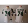 Cheap Nick Mangold Jets Jersey #74 White From China Limited