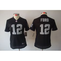 Cheap Jacoby Ford Raiders Jersey #12 Black From China Limited