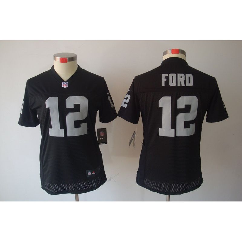 Cheap Jacoby Ford Raiders Jersey #12 Black From China Limited Cheap Jacoby Ford Raiders Jersey #12 Black From China Limited
