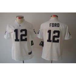 Cheap Jacoby Ford Raiders Jersey #12 White From China Limited