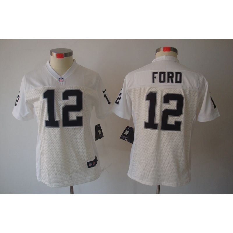 Cheap Jacoby Ford Raiders Jersey #12 White From China Limited Cheap Jacoby Ford Raiders Jersey #12 White From China Limited