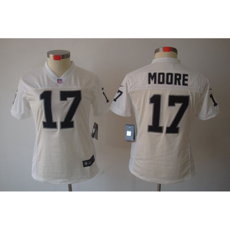 Cheap Denarius Moore Raiders Jersey #17 White From China Limited Cheap Denarius Moore Raiders Jersey #17 White From China Limited