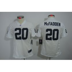Cheap Darren McFadden Raiders Jersey #20 White From China Limited