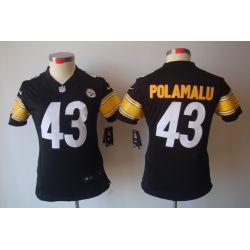 Cheap Troy Polamalu Steelers Jersey #43 Black From China Limited