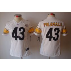 Cheap Troy Polamalu Steelers Jersey #43 White From China Limited