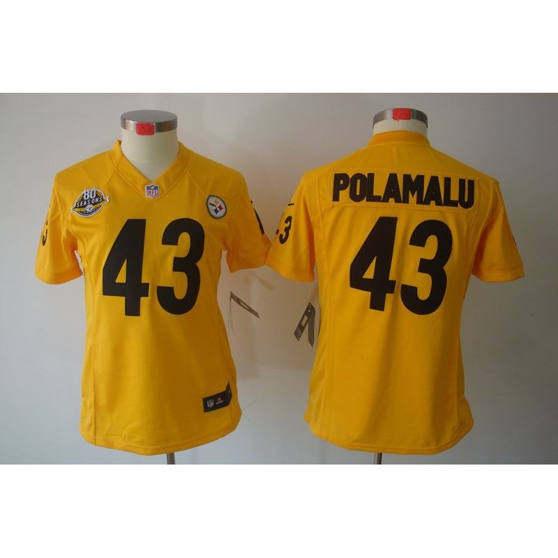 Cheap Troy Polamalu Steelers Jersey #43 Yellow From China Limited Cheap Troy Polamalu Steelers Jersey #43 Yellow From China Limited