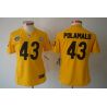 Cheap Troy Polamalu Steelers Jersey #43 Yellow From China Limited