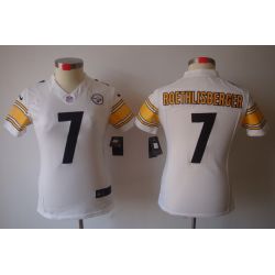 Cheap Ben Roethlisberger Steelers Jersey #7 White From China Limited
