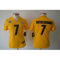 Cheap Ben Roethlisberger Steelers Jersey #7 Yellow From China Limited