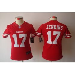 Cheap AJ Jenkins 49ers Jersey #17 Red From China Limited