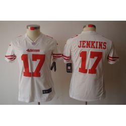 Cheap AJ Jenkins 49ers Jersey #17 White From China Limited