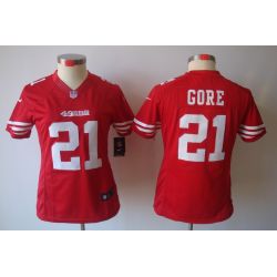 Cheap Frank Gore 49ers Jersey #21 Red From China Limited