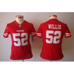 Cheap Patrick Willis 49ers Jersey #52 Red From China Limited