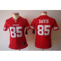 Cheap Vernon Davis 49ers Jersey #85 Red From China Limited