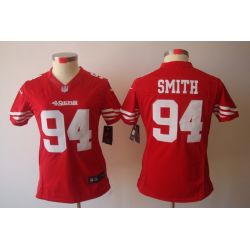 Cheap Justin Smith 49ers Jersey #94 Red From China Limited