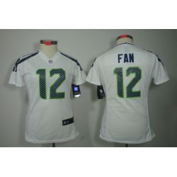 Cheap 12th Fan Seahawks Jersey #12 White From China Limited