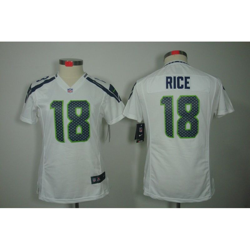 Cheap Sidney Rice Seahawks Jersey #18 White From China Limited