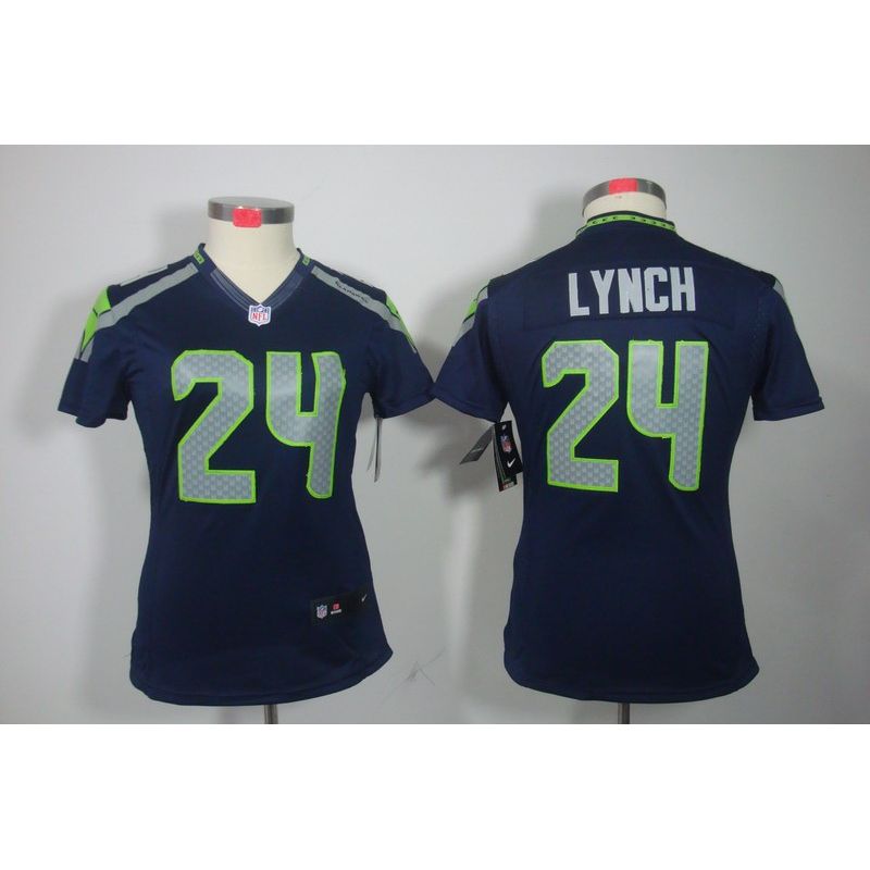 Cheap Marshawn Lynch Seahawks Jersey #24 Blue From China Limited