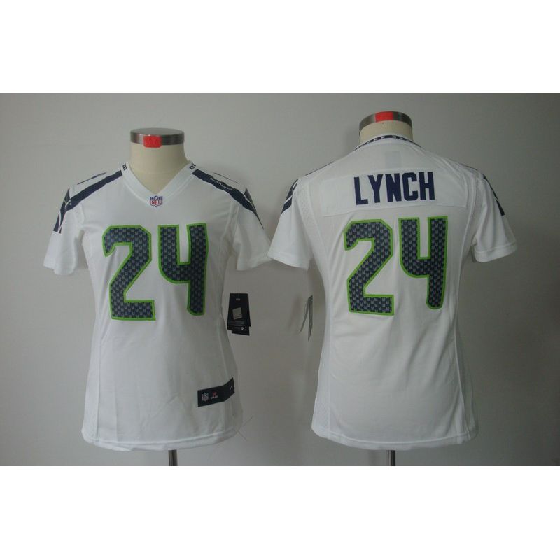 Cheap Marshawn Lynch Seahawks Jersey #24 White From China Limited