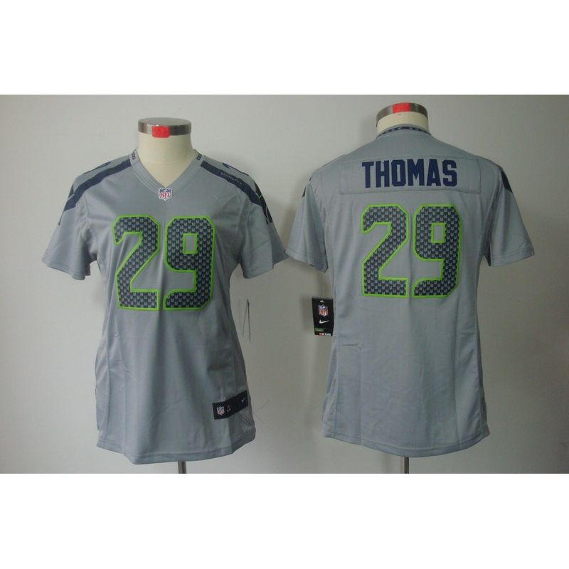 Cheap Earl Thomas Seahawks Jersey #29 Grey From China Limited