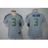 Cheap Russell Wilson Seahawks Jersey #3 Grey From China Limited