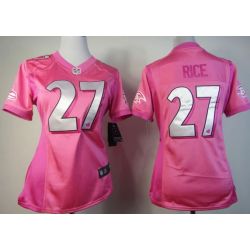 Cheap Ray Rice Ravens Jersey #27 Pink From China Love PinkIII