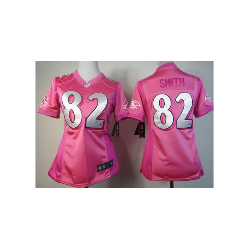 Cheap Torrey Smith Ravens Jersey #82 Pink From China Love PinkIII