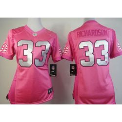 Cheap Trent Richardson Browns Jersey #33 Pink From China Love PinkIII