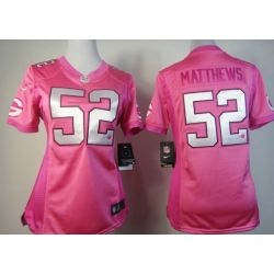 Cheap Clay Matthews Packers Jersey #52 Pink From China Love PinkIII