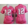 Cheap Andrew Luck Colts Jersey #12 Pink From China Love PinkIII