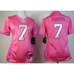 Cheap Christian Ponder Vikings Jersey #7 Pink From China Love PinkIII